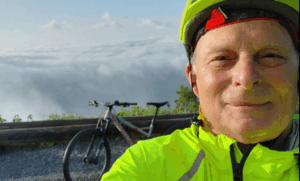 Pete and bike